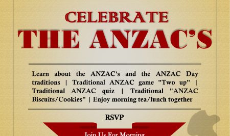 Celebrating The Anzac’s at Dalton College